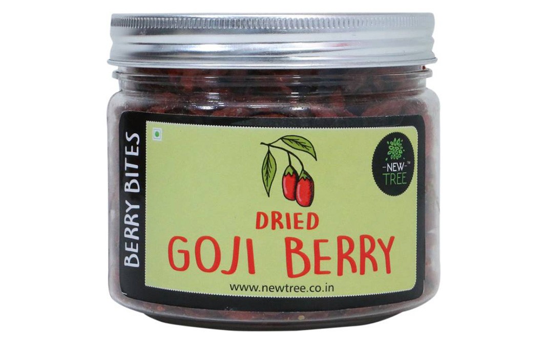 New Tree Berry Bites, Dried Goji Berry   Glass Jar  175 grams